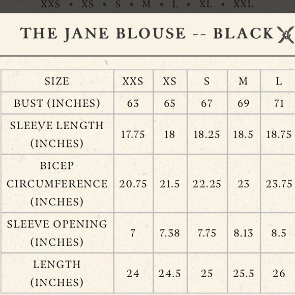 Does Jane Blouse size medium - Picture 3 of 7